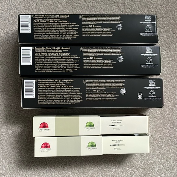 NIB - Nespresso VERTUO Capsules sleeves of Columbia, Stormio, and samples - Picture 6 of 6